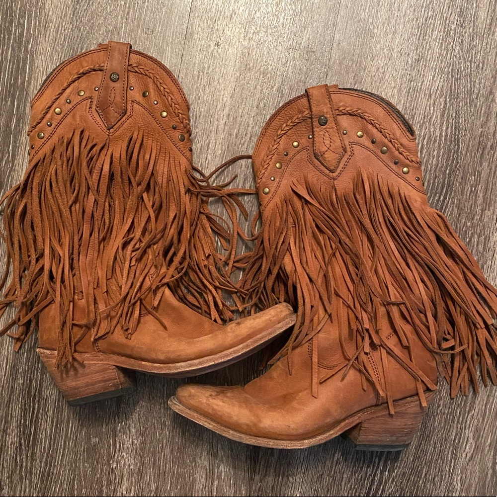 Fringe Cowboy Boots